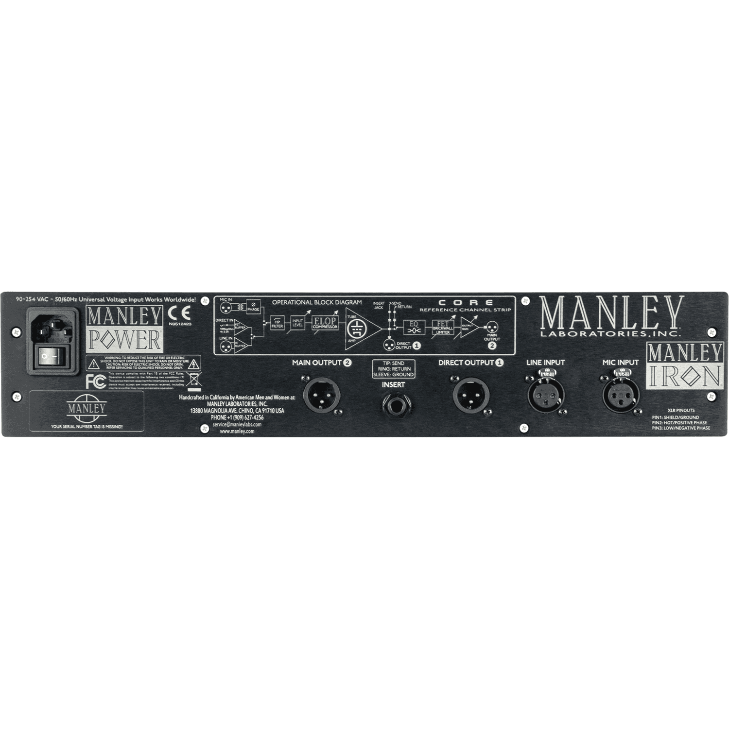 Ảnh minh họa Preamp Manley CORE Reference Channel Strip 1