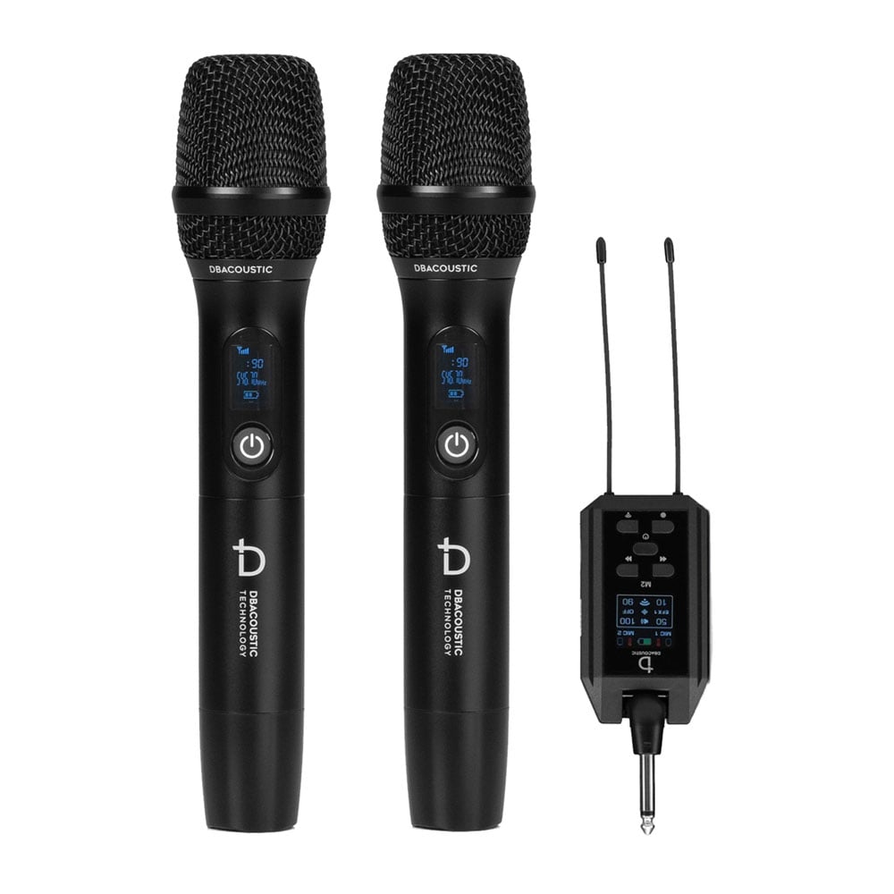 Ảnh minh họa Micro Echo DBacoustic M2 Premium – Hát karaoke nhẹ, Echo 8 chế độ, Micro UHF 100 kênh, Phạm vi 60m 1
