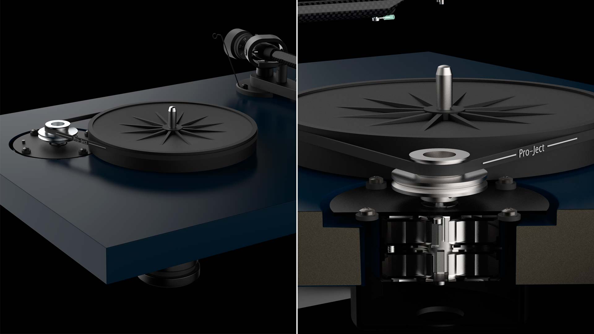 Ảnh minh họa Đầu Đĩa Than Pro-Ject Debut Carbon Evo, Hộp mực MM Ortofon 2M Red, RCA (33, 45, 78 RPM) 2