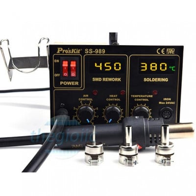 Ảnh minh họa Pro'sKit SS-989 Máy Hàn Khò 700W, 220VAC, 100-500ºC 1