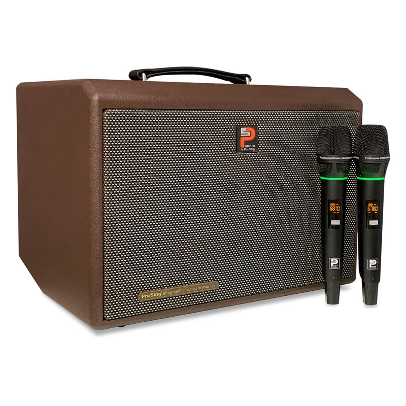 Prosing DSP-236X – Loa Di Động Bass 20 (480W) Kèm 2 Micro