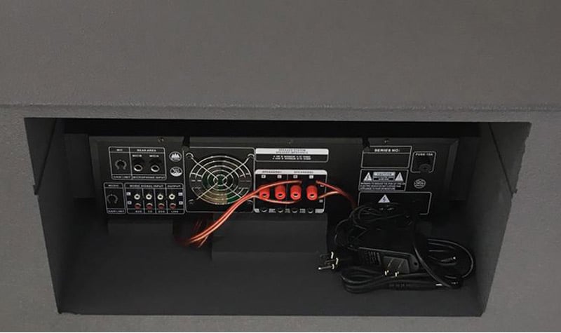 Ảnh minh họa Loa Prosing J97 Pro, Công Suất 1200W, 2 Bass 40 cm, Có 2 Tay Micro (Cắm Điện) 3