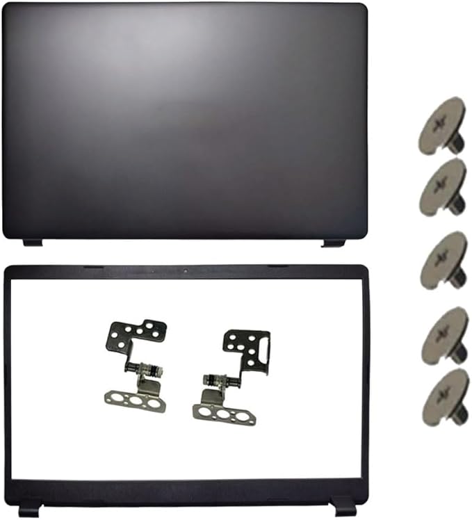 Thay Vỏ Laptop Acer Aspire EX215-51 EX215-51G EX215-51K with Screws Laptop Black LCD Top Back and Bezel Cover Case and Hinges Compatible for Zin