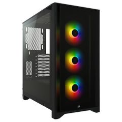  Vỏ máy tính Corsair iCUE 4000X RGB TG Black (CC-9011204-WW) 