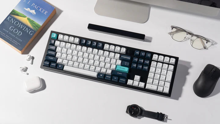 Ảnh minh họa Keychron Q6 Max Bàn phím cơ không dây RGB 100% QMK/VIA với switch Gateron Jupiter Red - màu đen, bố cục English/Arabic 2
