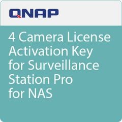  QNAP 4-Channel License for Surveillance Station Professional VMS 