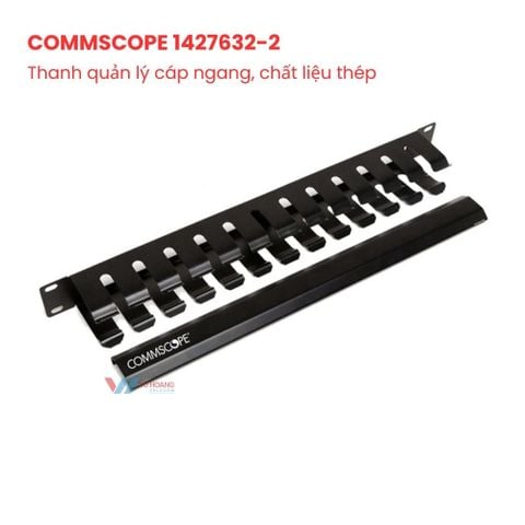 Thanh Quản Lý Cáp Ngang AMP/Commscope 1427632-2 | Chính Hãng 1U