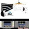 Màn chiếu âm trần quang học Vividstorm VPCLUST110H Dùng Cho Máy Chiếu
