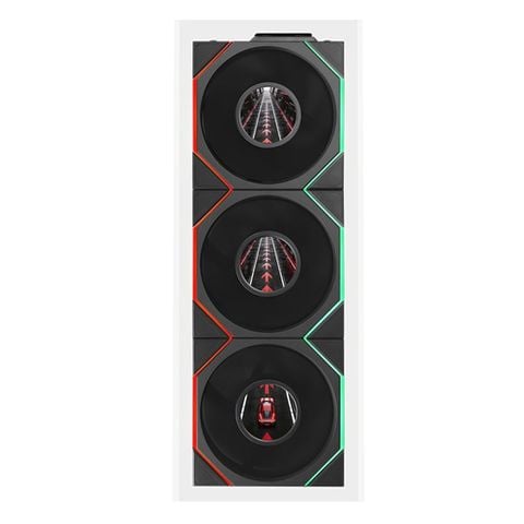 Quạt tản nhiệt Lian Li TL Flex LCD 120-3 Black 12TLLCD1F3B