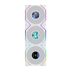  Quạt tản nhiệt Lian Li TL Flex LCD 120-3 White 12TLLCD1F3W 