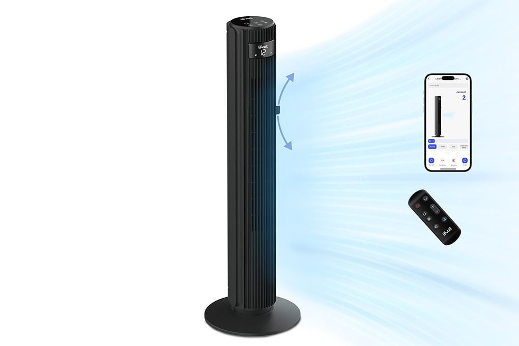 Ảnh minh họa Quạt tháp Levoit 42 inch LTF-F422S-KEU 30W 2
