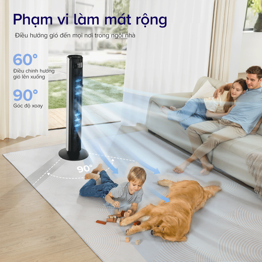 Ảnh minh họa Quạt Tháp Levoit Classic Pro 42 inch LTF-F422 3