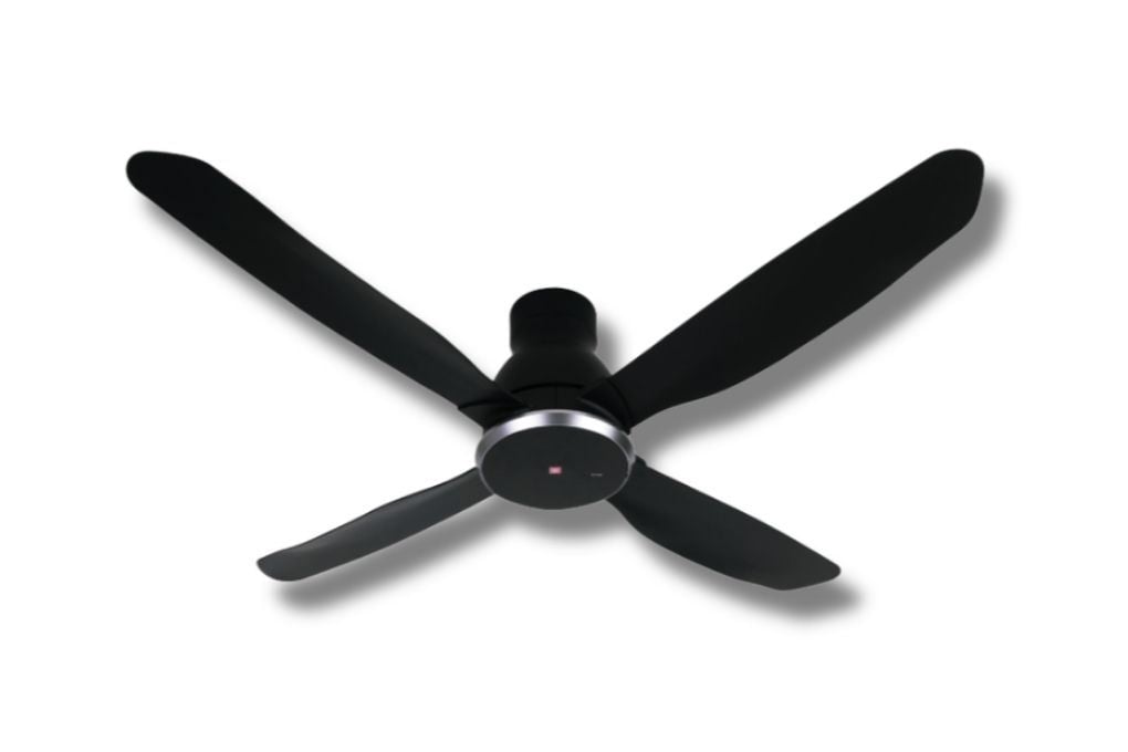 Quạt trần KDK 4 cánh W56WV(BK) 39W