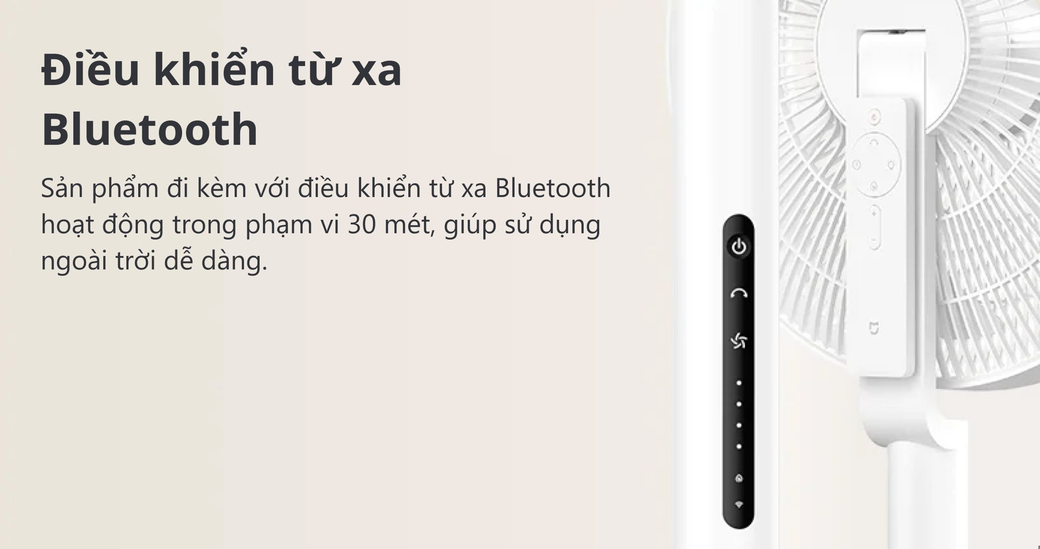 Ảnh minh họa Quạt Xiaomi Smart Standing Fan Pro Slim EU 2