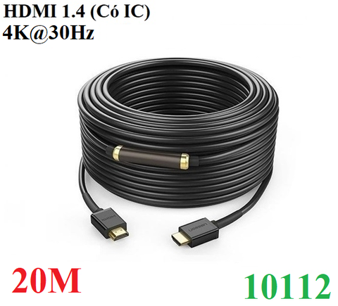 Cáp HDMI Ugreen UG-10112 dài 20M cao cấp hỗ trợ FHD