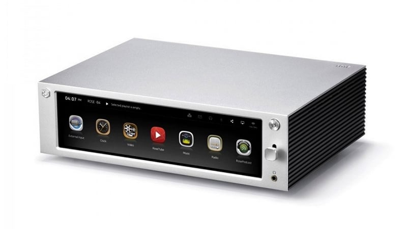 Ảnh minh họa Amply Hifi Rose RS201E, Công Suất 2 x 50W, Music Server, Network Audio Player, DAC Sabre ES9018K2M, WiFi, Bluetooth (all in one) 1