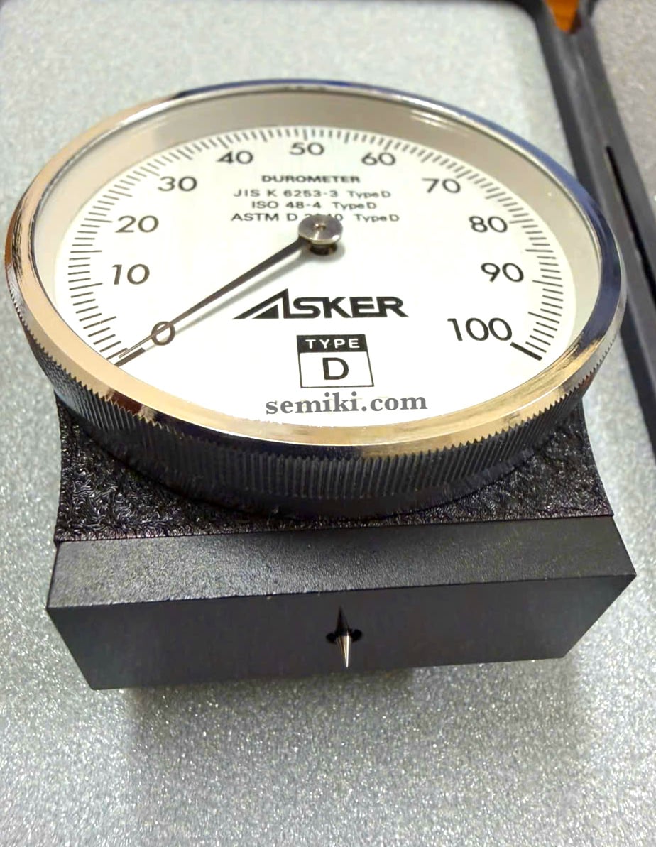 ASKER Type D Durometer đồng hồ đo độ cứng shore D (ASTM D 2240/JIS K 6253-3)