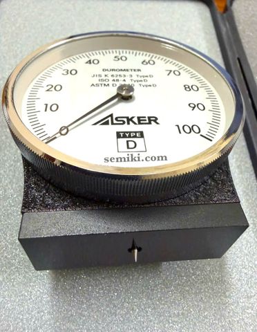 ASKER Type D Durometer đồng hồ đo độ cứng shore D (ASTM D 2240)