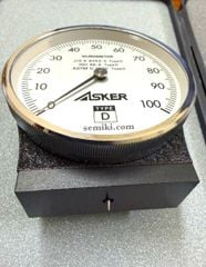  ASKER Type D Durometer đồng hồ đo độ cứng shore D (ASTM D 2240) 
