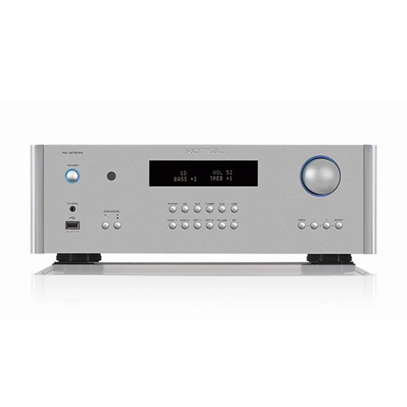 Amply Rotel RA1572 MKII, 120W/kênh, Class A/B, Bluetooth aptX, Optical, Coaxial, RCA, XLR
