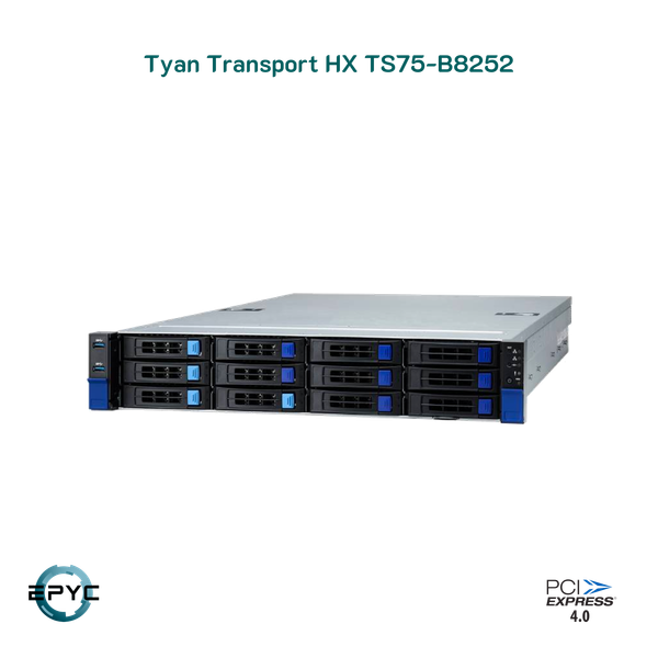 Ảnh minh họa Rack server Tyan Transport HX TS75B8252 Dual Epyc Rome (7002 series) 3