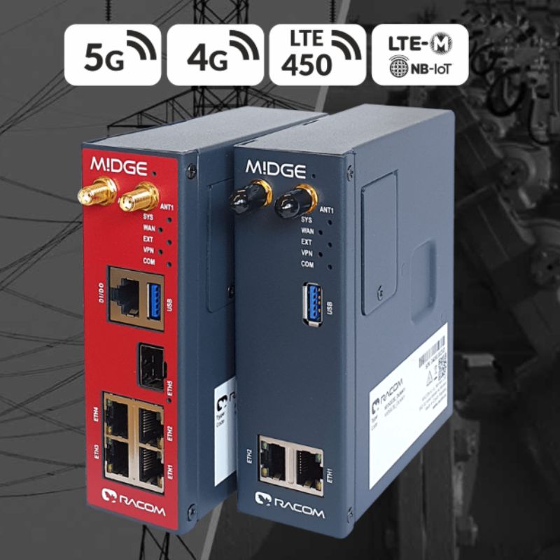 Ảnh minh họa Racom M!DGE3, Router công nghiệp 3G, 4G, 5G 1