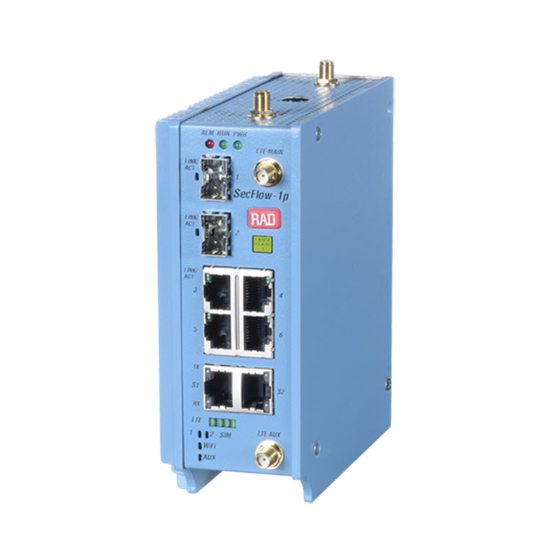 RAD SecFlow-1P, Ruggedized IIoT Gateway
