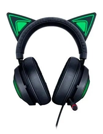 Ảnh minh họa Tai nghe Gaming USB Razer Kraken Kitty Edition Chroma – THX 7.1 Surround, đèn RGB, mic chống ồn (Đen) 1