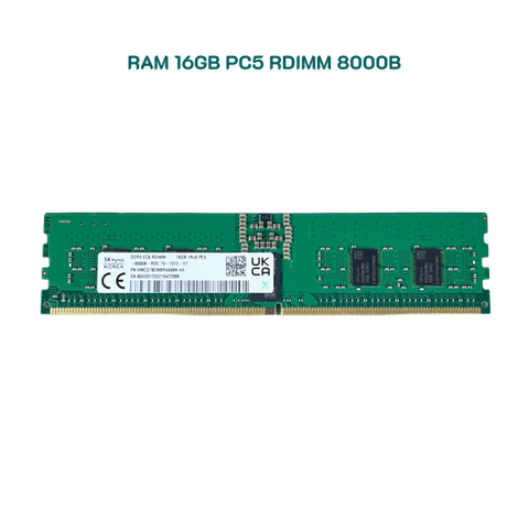 RAM 16GB Registered ECC RDIMM DDR5 8000 Mixed