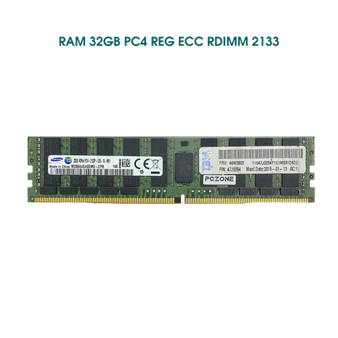 RAM 32GB Registered ECC RDIMM DDR4 2133 Mixed
