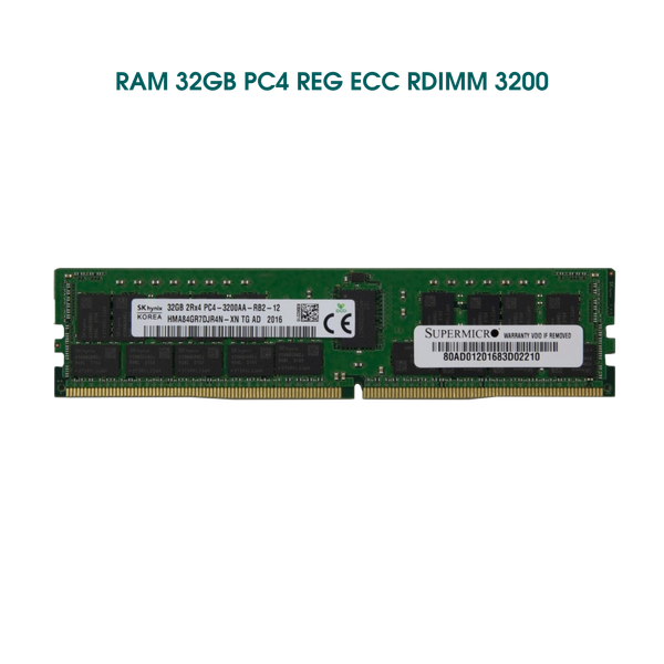 RAM 32GB Registered ECC RDIMM DDR4 3200 Mixed
