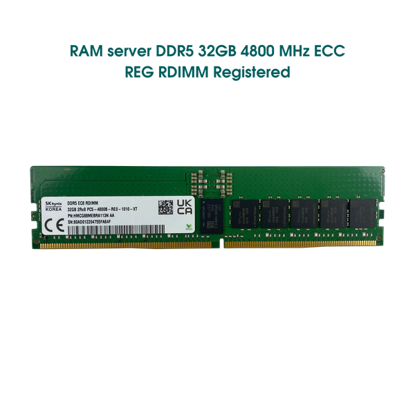 RAM 32GB Registered ECC RDIMM DDR5 4800 Mixed