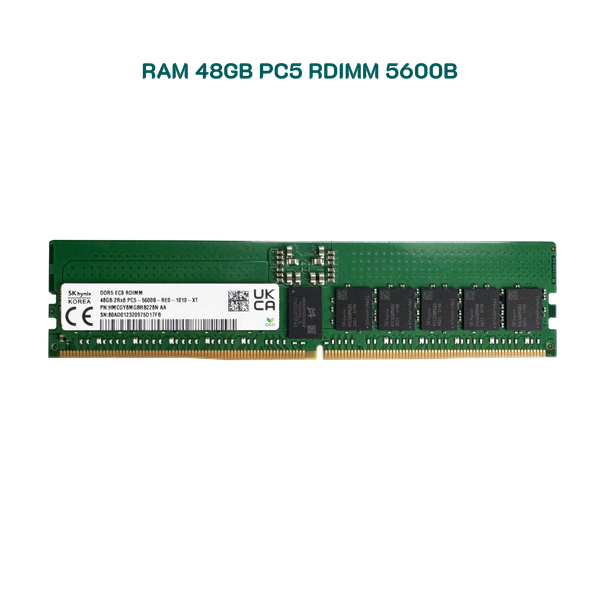 RAM 48GB Registered ECC RDIMM DDR5 5600 Mixed