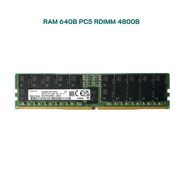 RAM 64GB Registered ECC RDIMM DDR5 4800 Mixed