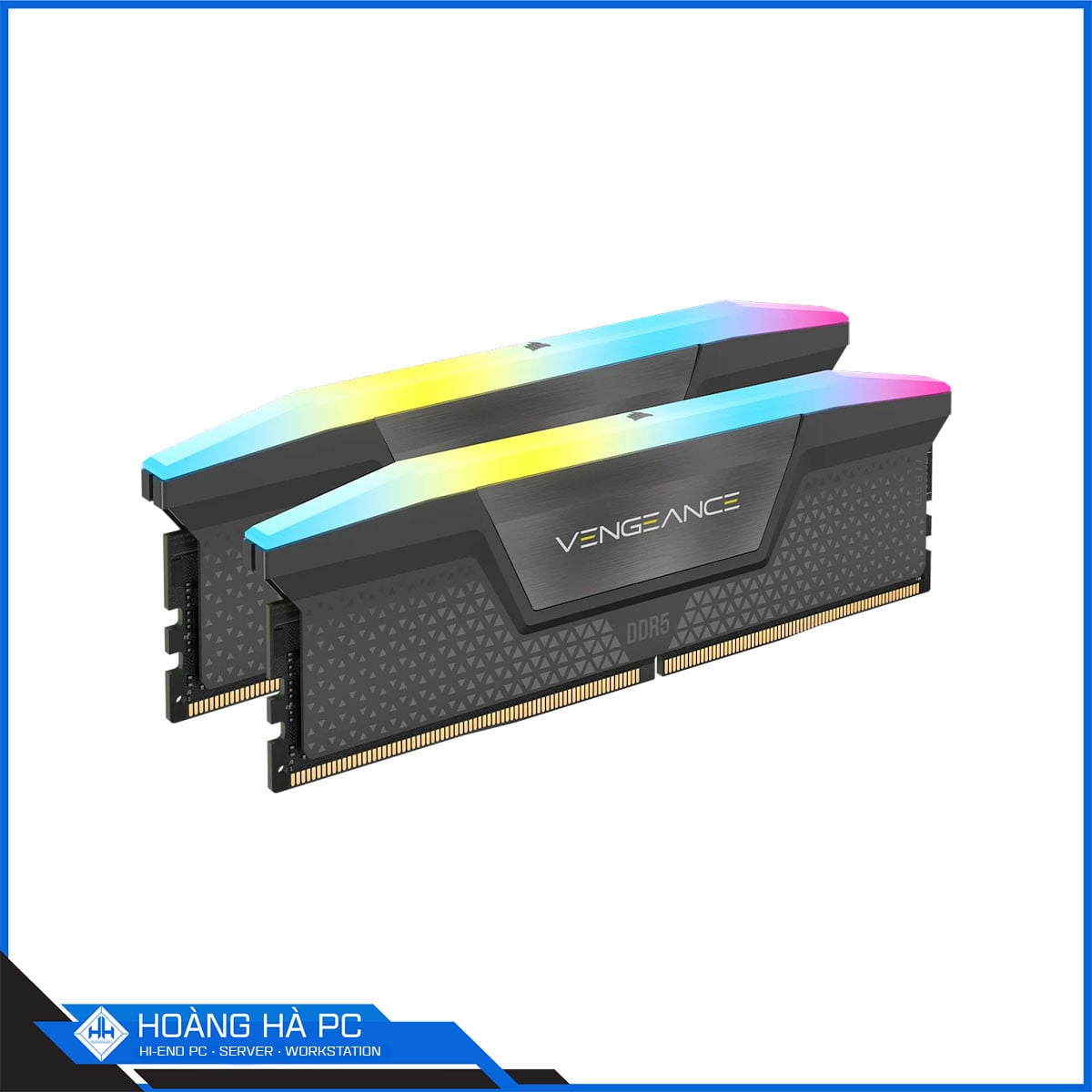 Ảnh minh họa RAM DDR5 CORSAIR VENGEANCE RGB 128GB 6400MHz (2x64G) XMP 3.0 BLACK 2