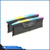 RAM DDR5 CORSAIR VENGEANCE RGB 128GB 6400MHz (2x64G) XMP 3.0 BLACK
