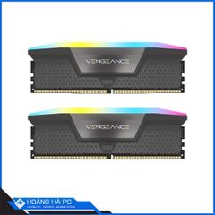  RAM DDR5 CORSAIR VENGEANCE RGB 128GB 6400MHz (2x64G) XMP 3.0 BLACK 
