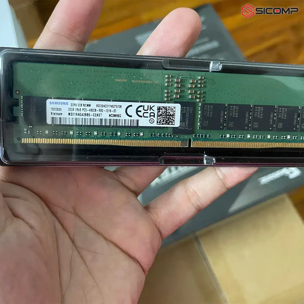 RAM DDR5 ECC SAMSUNG 32GB 2Rx8 PC5-4800B-RE0-1010-XT (M321R4GA3BB6-CQK)