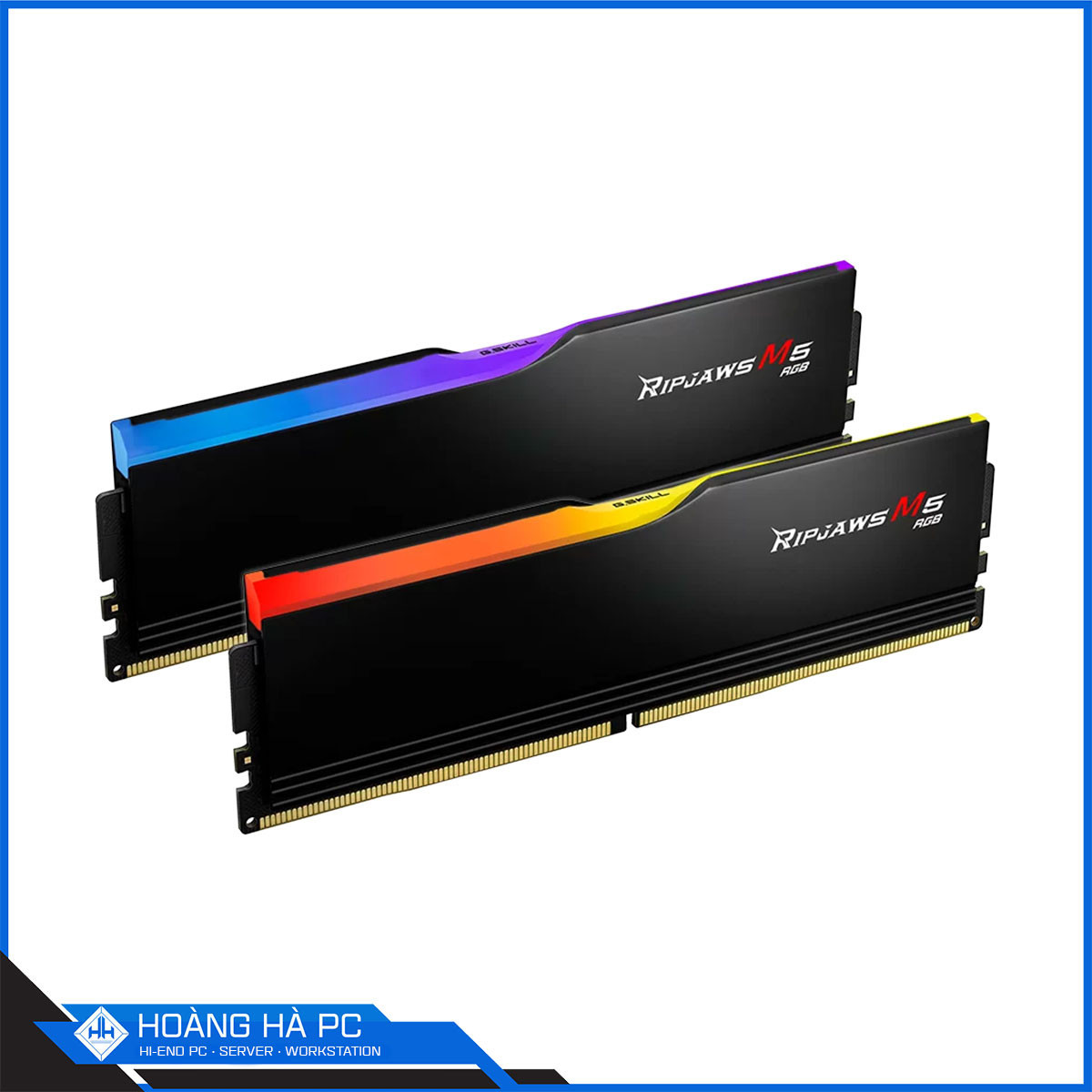 Ảnh minh họa RAM DDR5 GSKILL RIPJAWS M5 RGB 32GB 6400MHz (2x16G) BLACK 3