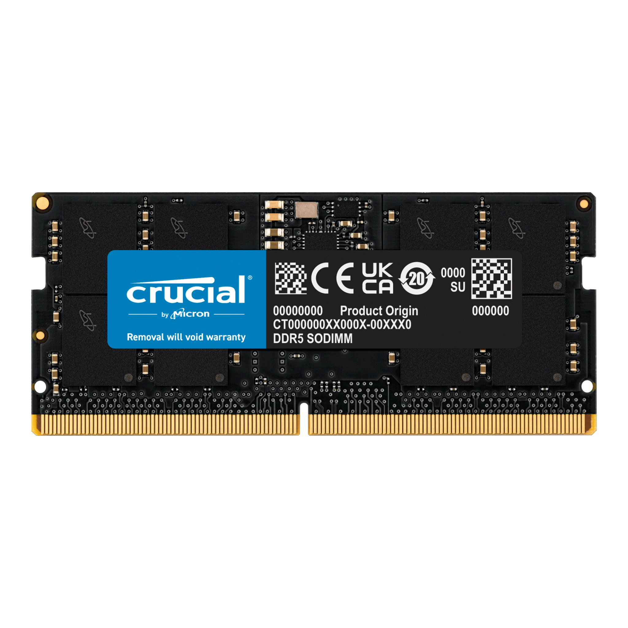 RAM Laptop Crucial 8GB DDR5 | (1x8GB), 5600MHz CT8G56C46S5