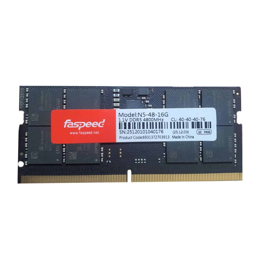 RAM Laptop Faspeed 16GB DDR5 | (1x16GB), 4800MHz (N5-48-16GAZ)