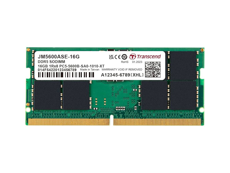 RAM Laptop Transcend 16GB JM DDR5 5600 (JM5600ASE-16G)