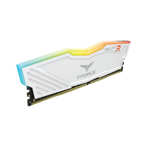 RAM PC Teamgroup T-Force Delta RGB 16GB DDR4 3600 MT/s Màu trắng