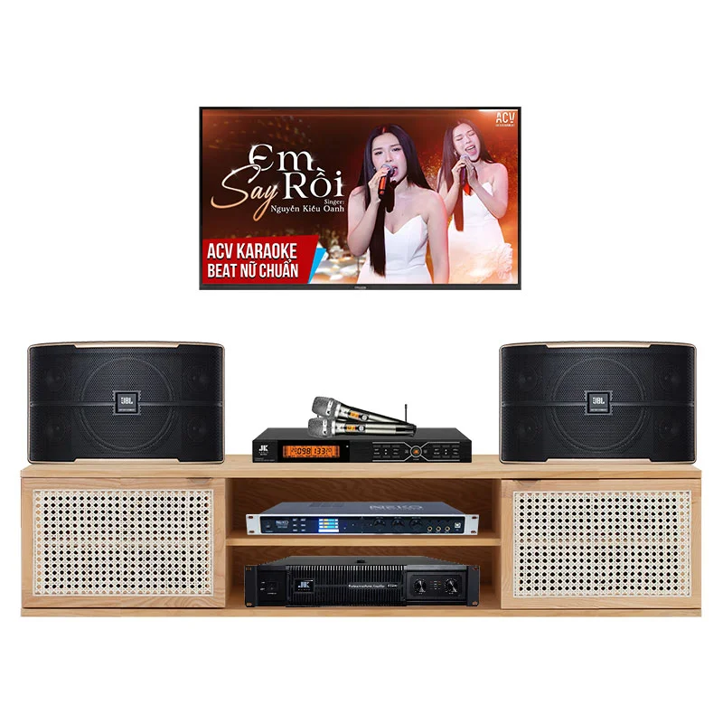Dàn karaoke JBL GD105 (JBL Pasion 10, JKAudio D2400, Neko DK1000, JKAudio B3 Pro)