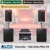 Dàn karaoke - Sân khấu Mini Alto 29 (Alto TS412)