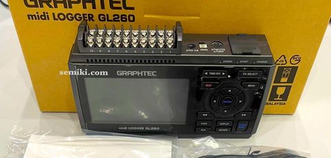 GRAPHTEC GL260 Bộ ghi dữ liệu 10 kênh độc lập truyền tín hiệu không