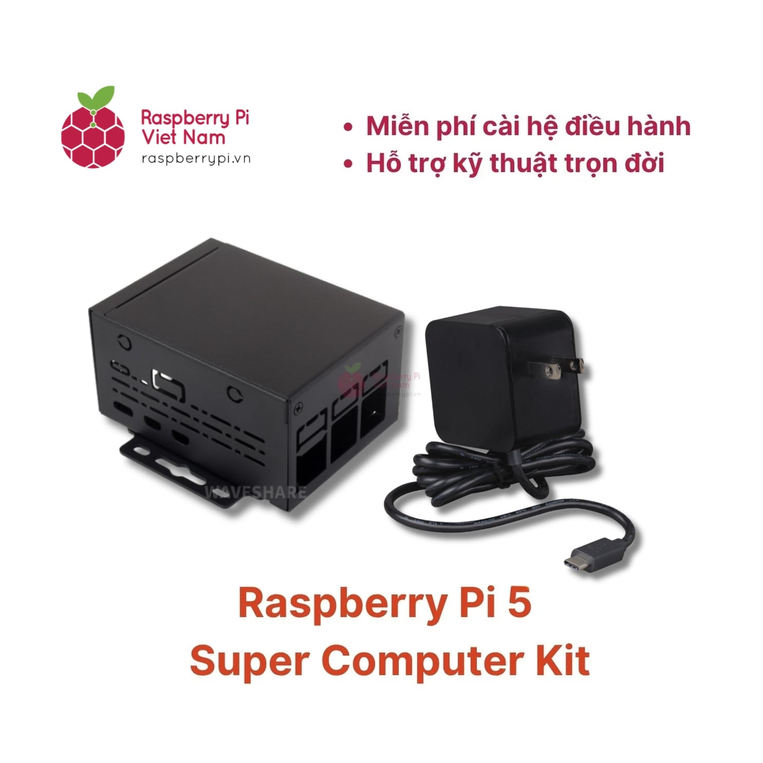 Ảnh minh họa Raspberry Pi 5 Super Computer Kit 1