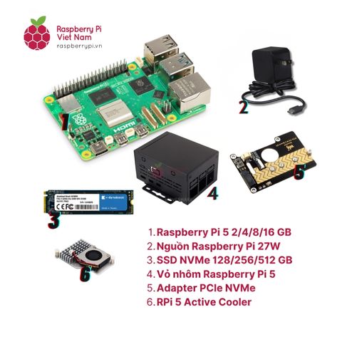 Raspberry Pi 5 Super Computer Kit