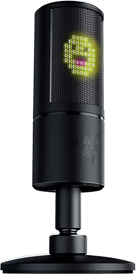 Ảnh minh họa Razer Seiren Emote Micro thu âm USB LED 8-bit – Đen 1