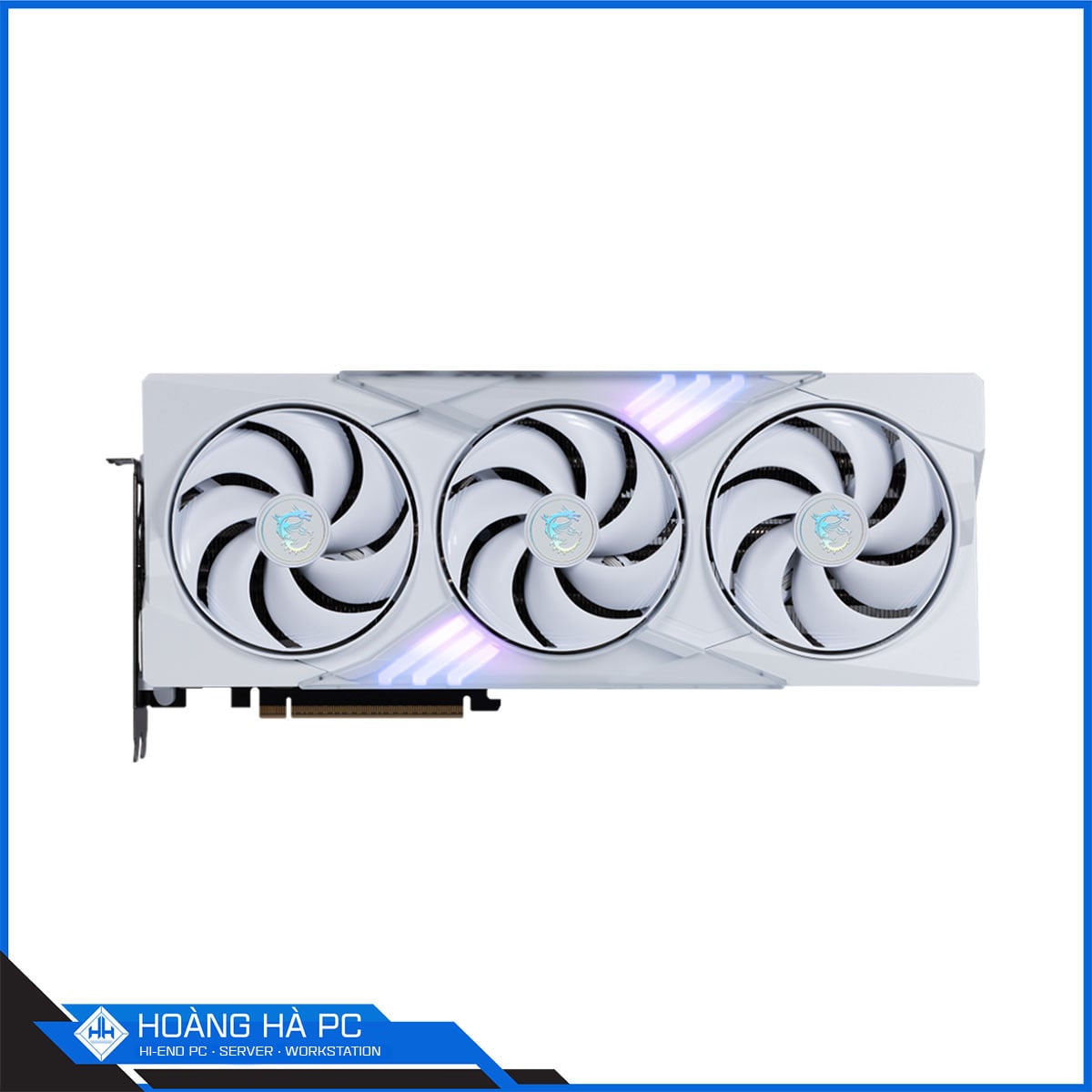 Ảnh minh họa VGA MSI GEFORCE RTX 5080 16G GAMING TRIO OC WHITE (GDDR7, (256-bit, HDMI+DP, 1x16-pin) 2